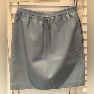 Gucci Leather skirt, blue!